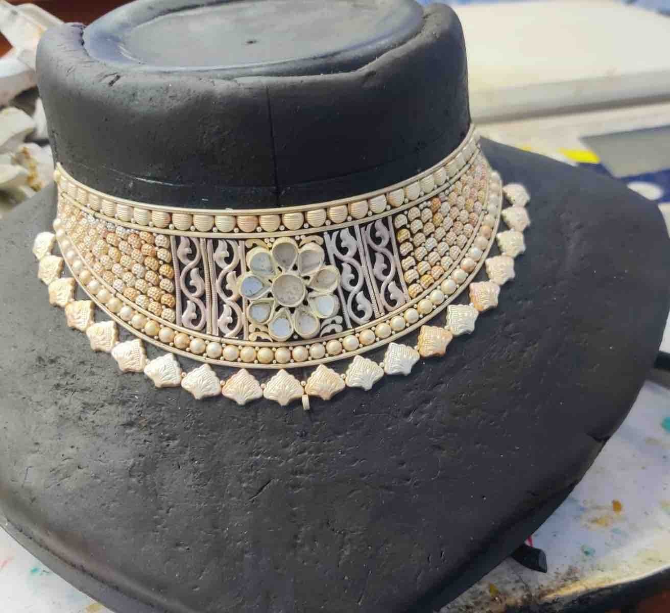 Heritage Ruby, Emerald & South Sea Pearl Gala Choker Suite - Zaveri Mahal Jaipur